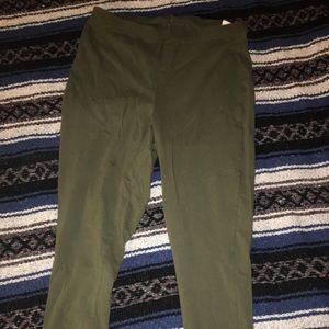 Olive green leggings